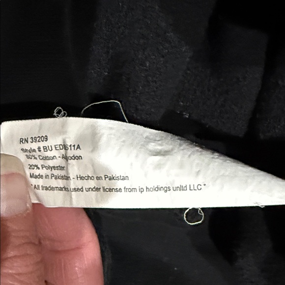 Ecko Unlimited Black Full Zip Hoodie with White Accents - Picture 3 of 12